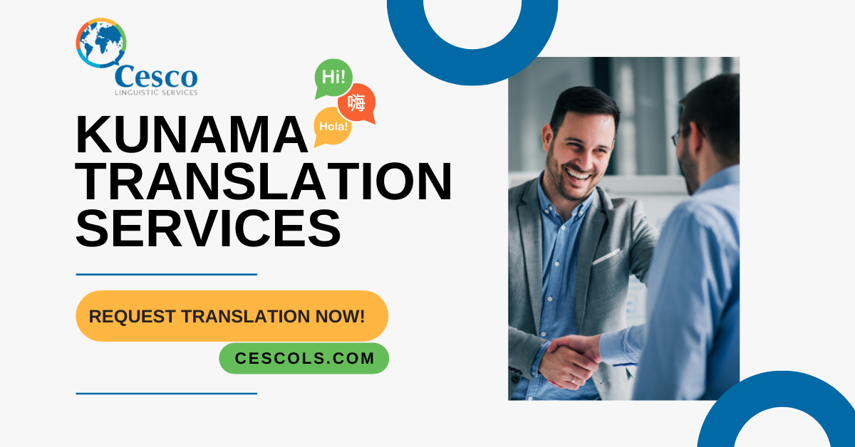 Kunama Language Translation Services - Kunama Translator Available Now