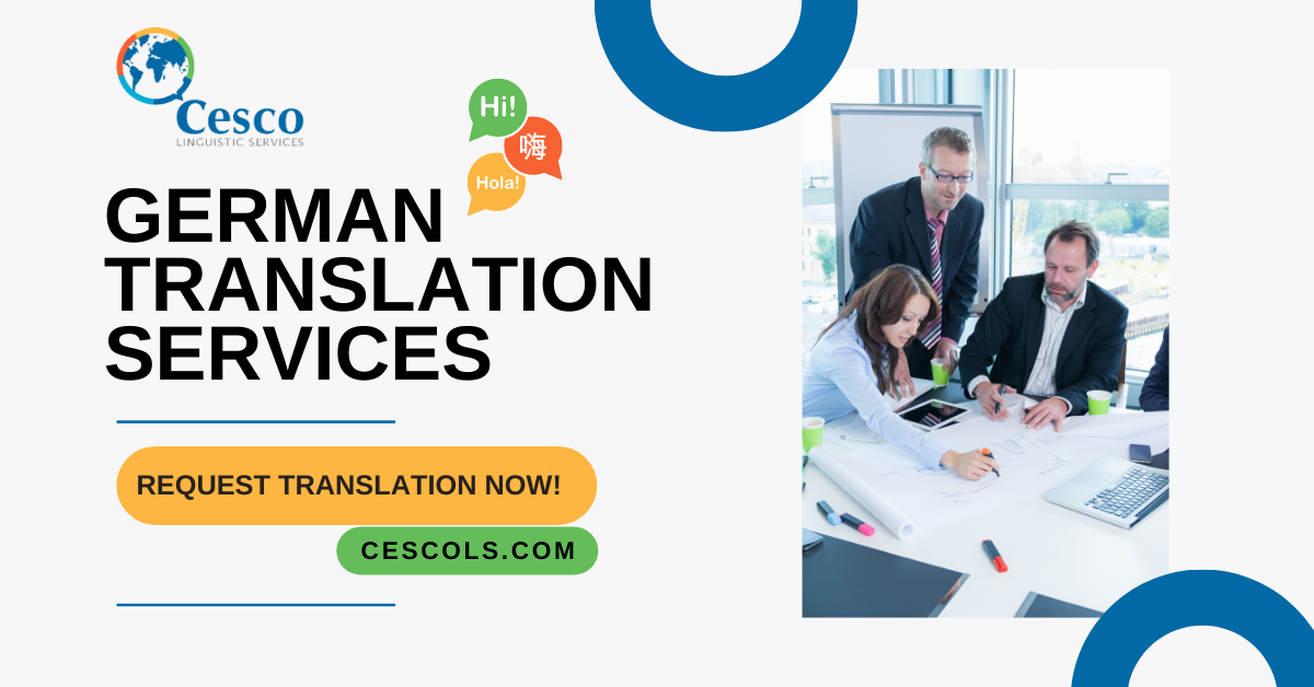 German Translation Services Cesco Linguistic Services